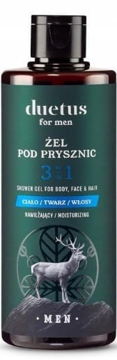 ŻEL POD PRYSZNIC 3 W 1 NAWILŻAJĄCY DUETUS FOR MEN