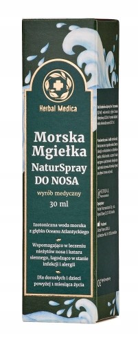MORSKA MGIEŁKA DO NOSA 30ML WYRÓB MEDYCZNY HERBAL PHARMACEUTICALS