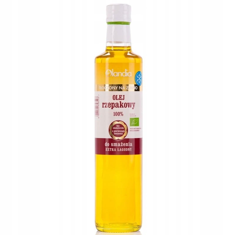 EKO OLEJ Z ZARODKÓW RZEPAKU DO SMAŻENIA EXTRA ŁAGODNY 500ML OLANDIA