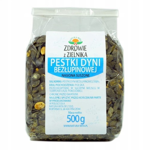 PESTKI DYNI BEZŁUPINKOWEJ 500G NATURA WITA