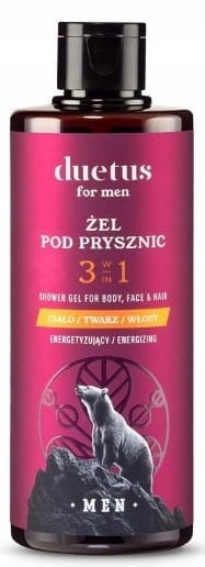 ŻEL POD PRYSZNIC 3W1 ENERGETYZUJĄCDUETUS FOR MEN