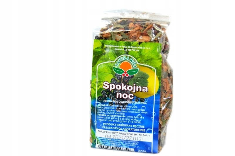 SPOKOJNA NOC herbata na uspokojenie i dobry sen 100G NATURA WITA