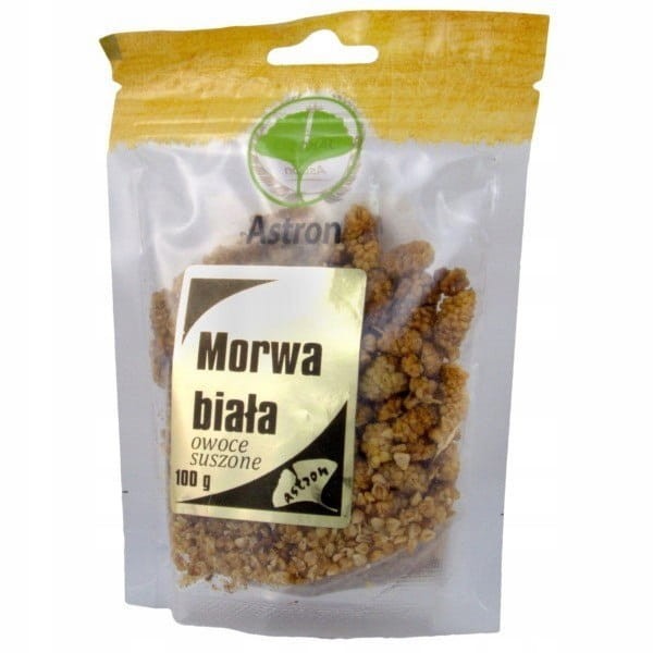 MORWA BIAŁA OWOCE SUSZONE 100G ASTRON