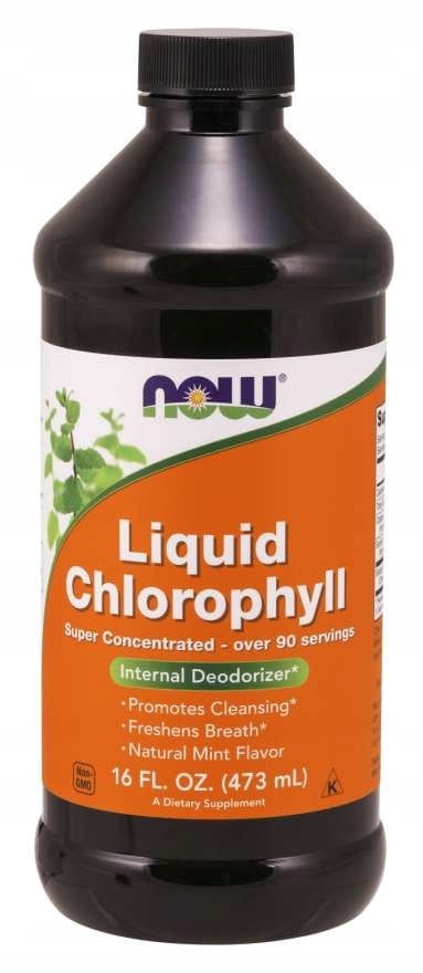 Płyn Now Foods Liquid Chlorophyll chlorofil 473 ml