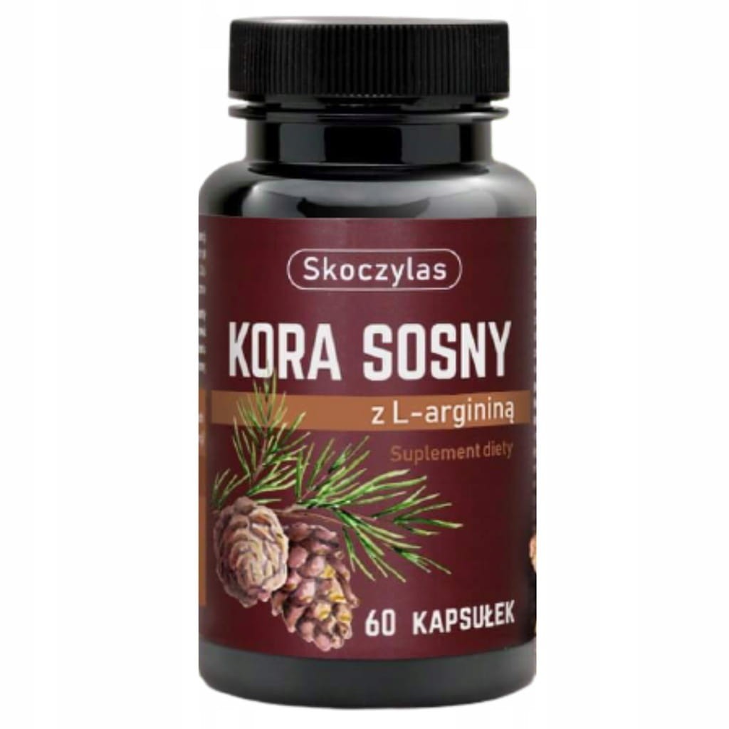 Kora Sosny z L-Argininą 60 kapsułek Suplement diety SKOCZYLAS