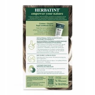 Farba do włosów Herbatint trwała 6N CIEMNY BLOND seria NATURALNA