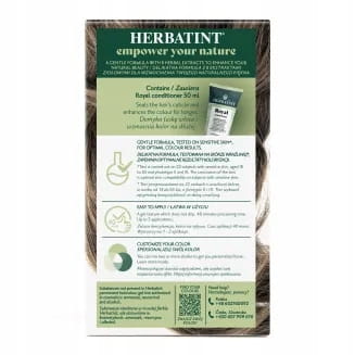 Farba do włosów Herbatint trwała 6N CIEMNY BLOND seria NATURALNA