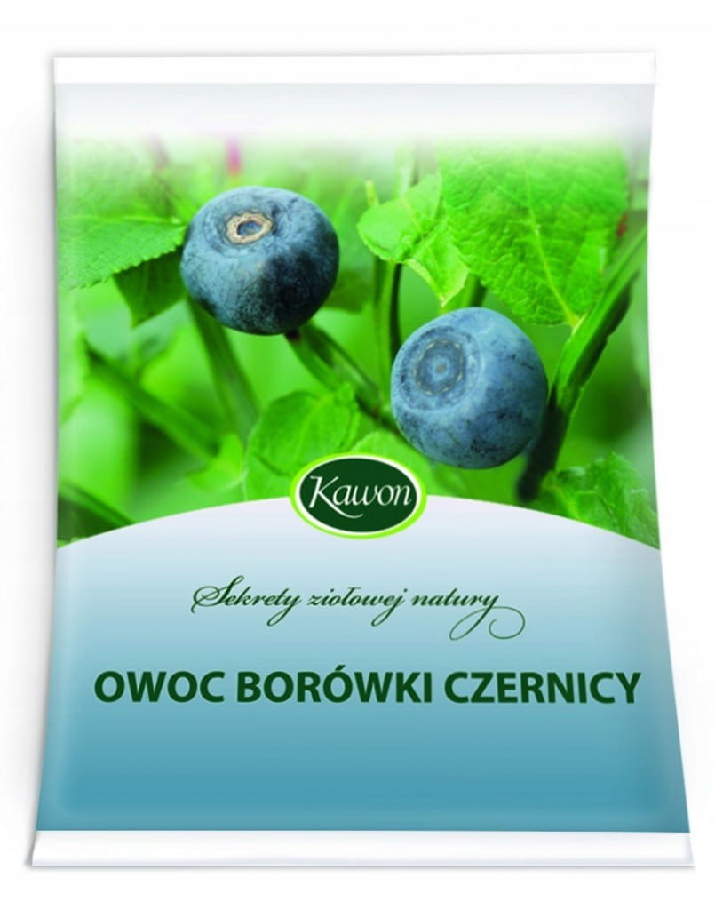 Owoc borówki czernicy 50g Kawon