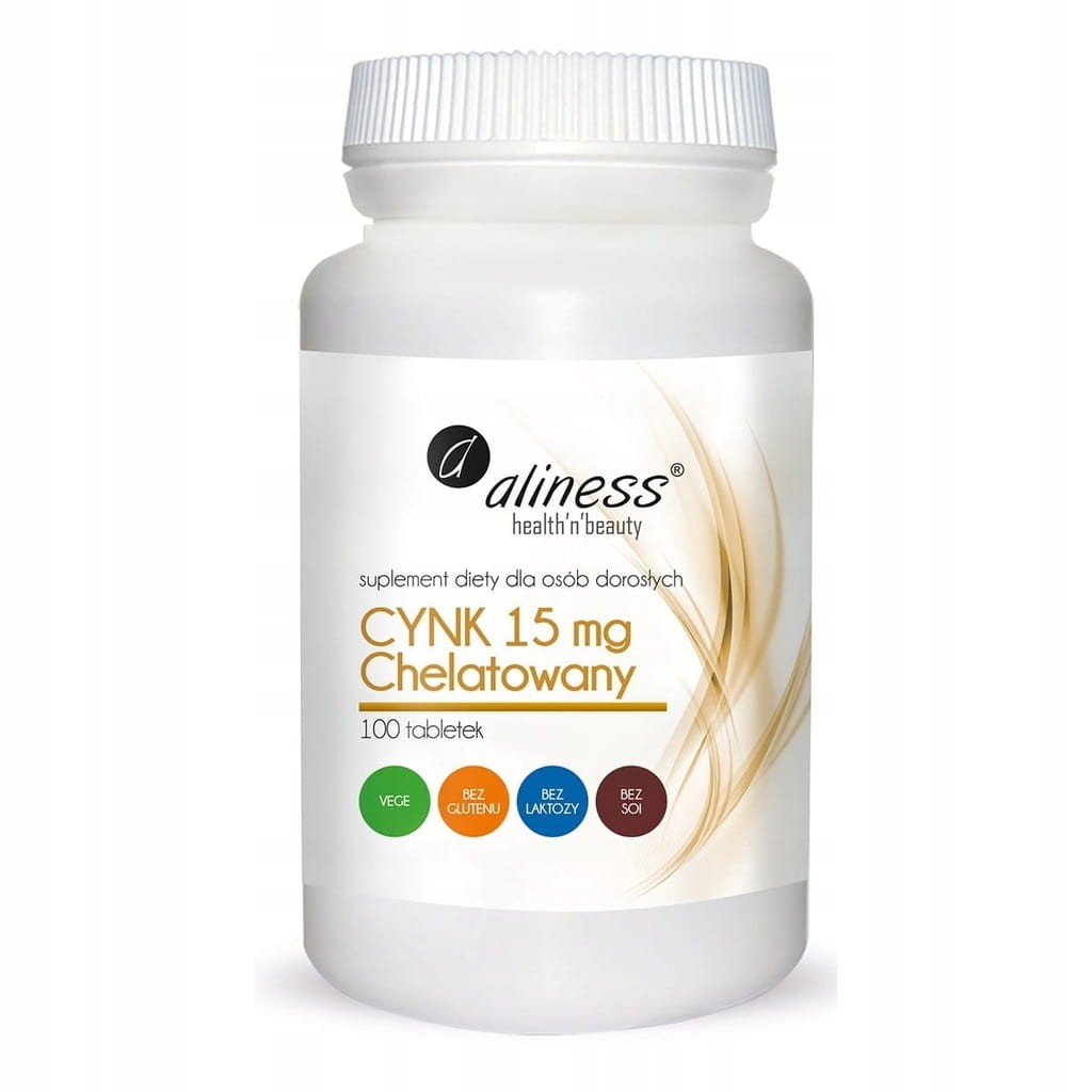 Cynk chelatowany 15 mg Aliness 100 szt. Suplement diety