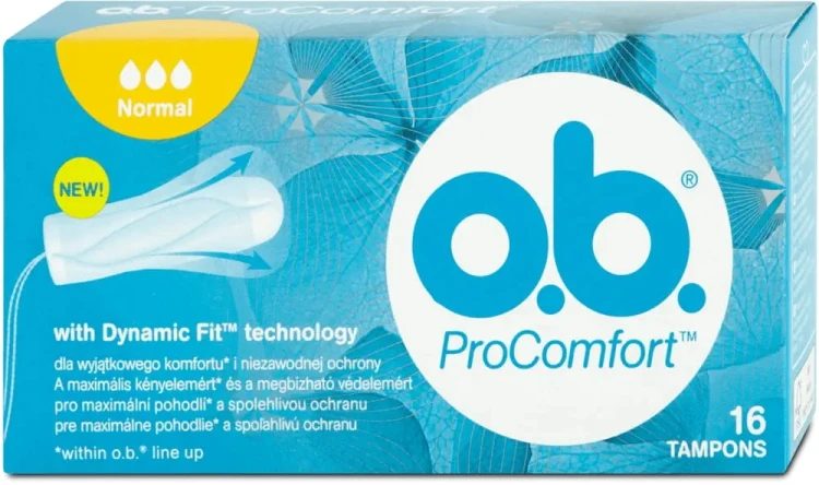 OB Pro Comfort Normal Tampony 16 sztuk
