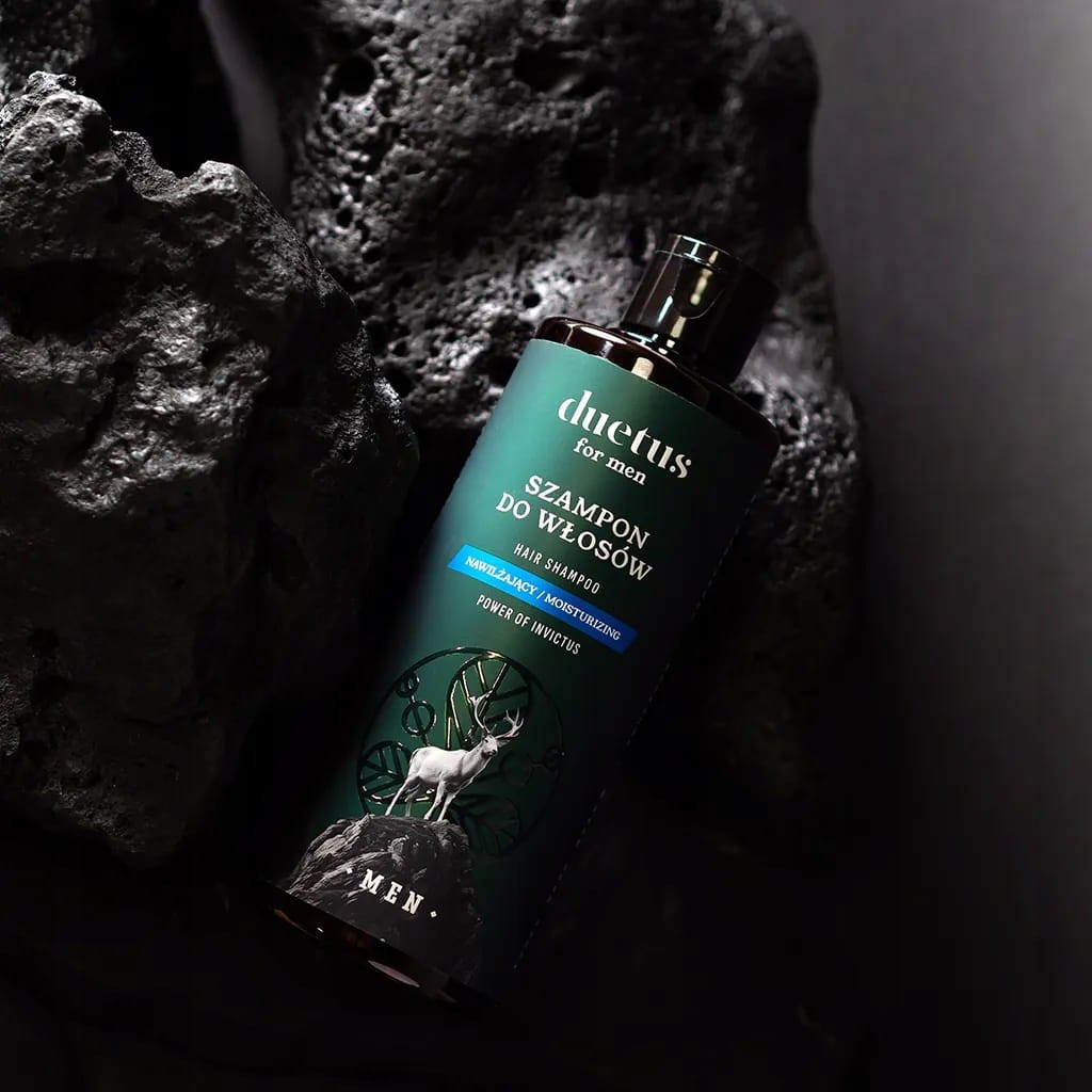 MĘSKI Szampon do Włosów Nawilżający INVICTUS 300ml DUETUS for MEN