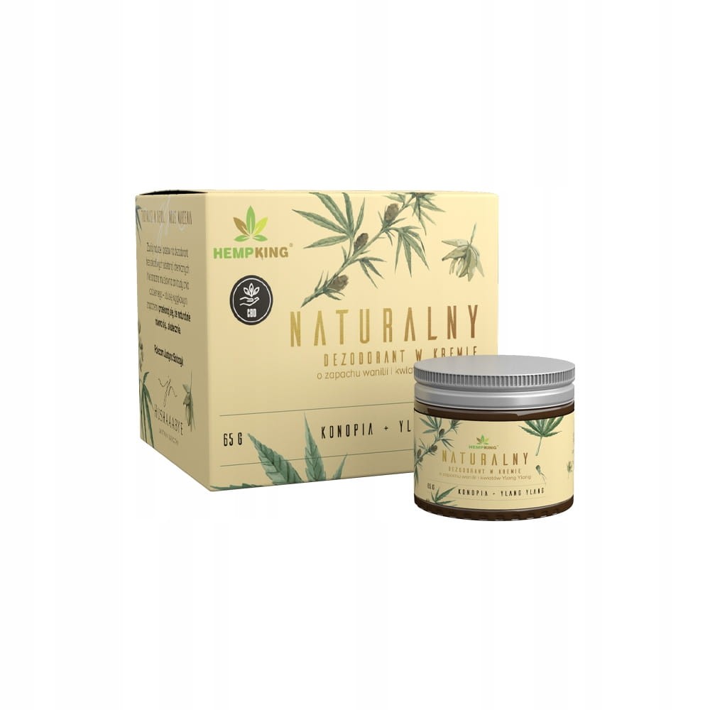 Naturalny dezodorant konopnie + ylang ylang 65 g Hemp King