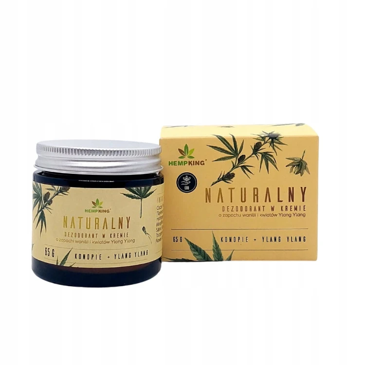 Naturalny dezodorant konopnie + ylang ylang 65 g Hemp King