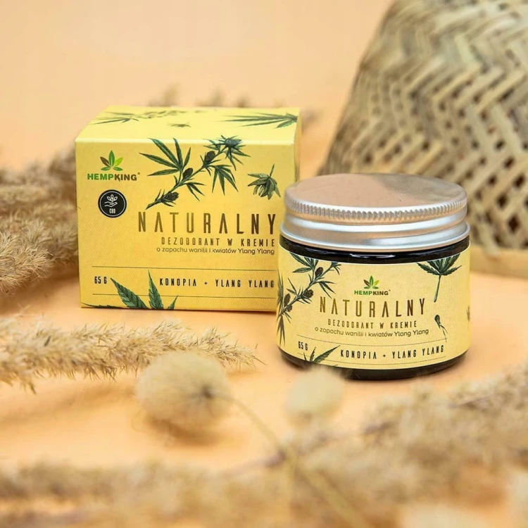 Naturalny dezodorant konopnie + ylang ylang 65 g Hemp King