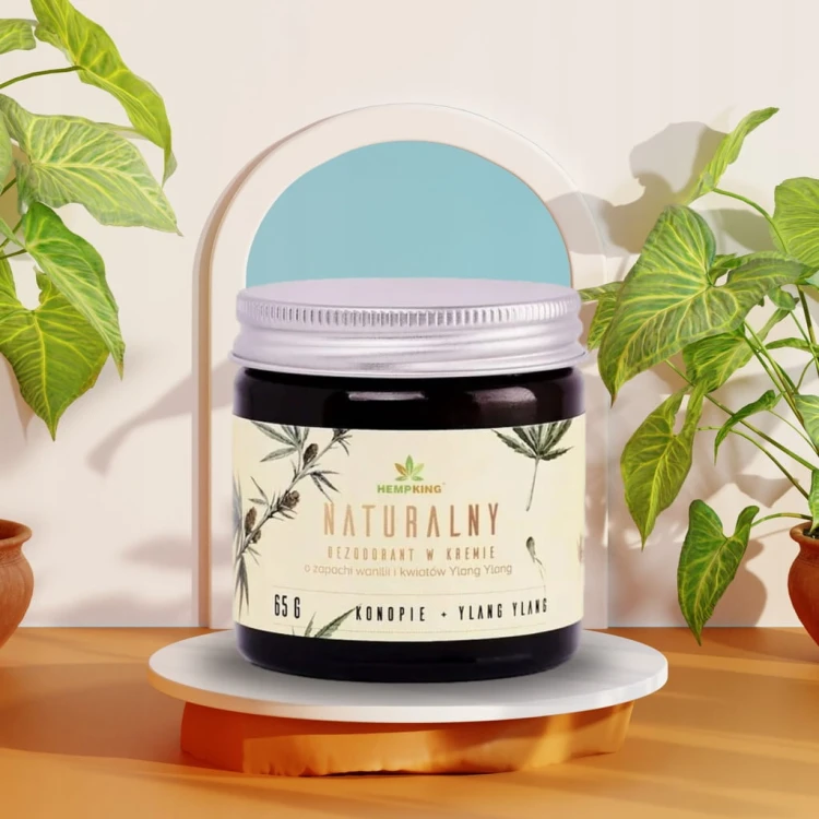 Naturalny dezodorant konopnie + ylang ylang 65 g Hemp King