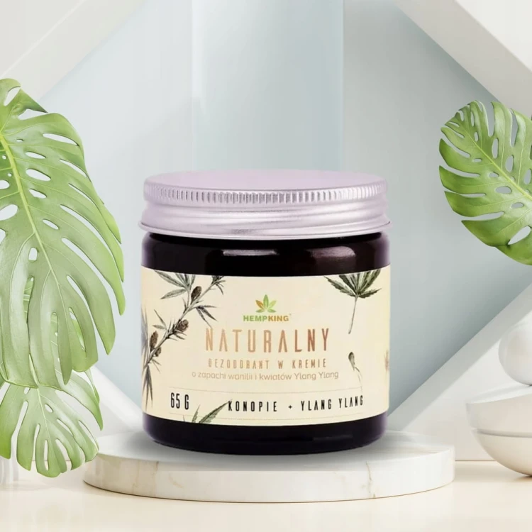 Naturalny dezodorant konopnie + ylang ylang 65 g Hemp King