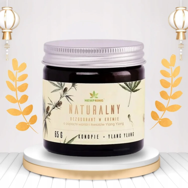 Naturalny dezodorant konopnie + ylang ylang 65 g Hemp King