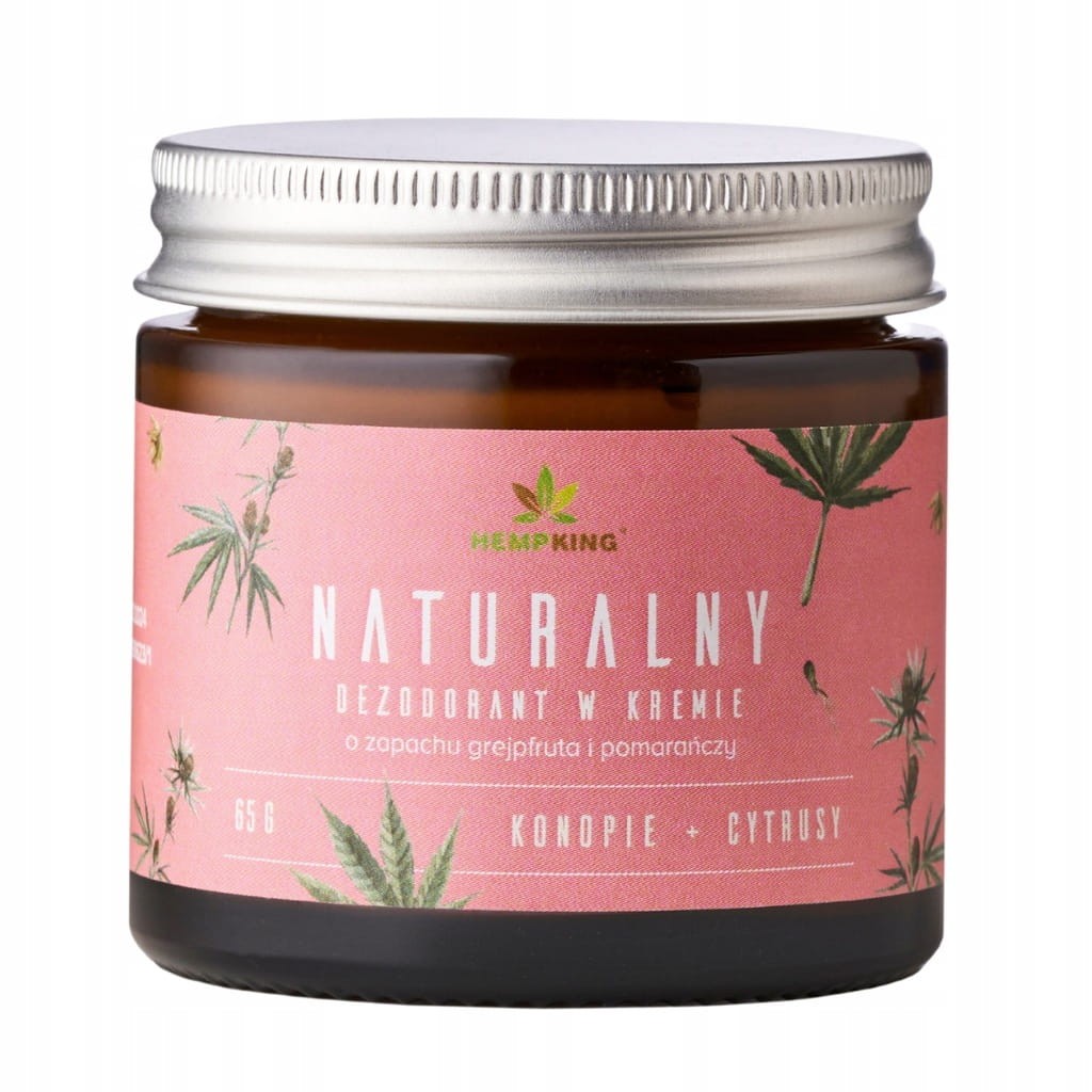 Naturalny dezodorant w kremie HempKing grejpfrut+pomarańcza 65g