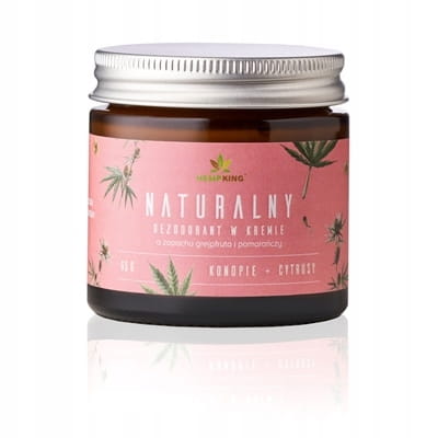 Naturalny dezodorant w kremie HempKing grejpfrut+pomarańcza 65g