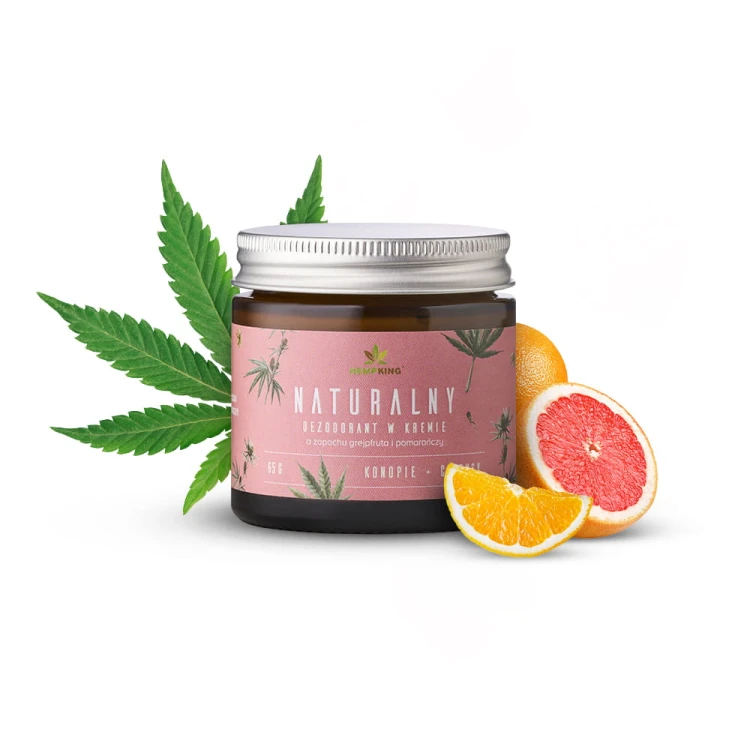 Naturalny dezodorant w kremie HempKing grejpfrut+pomarańcza 65g