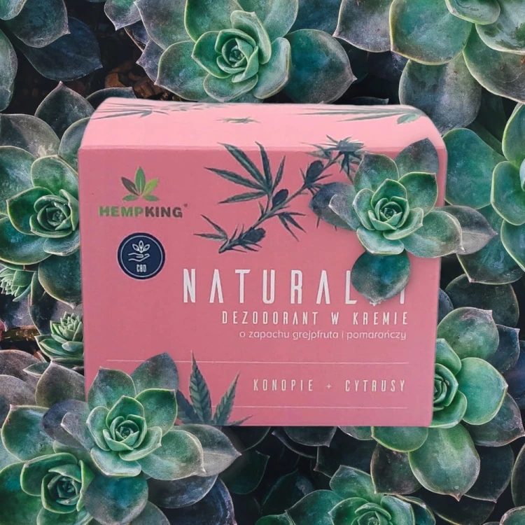 Naturalny dezodorant w kremie HempKing grejpfrut+pomarańcza 65g