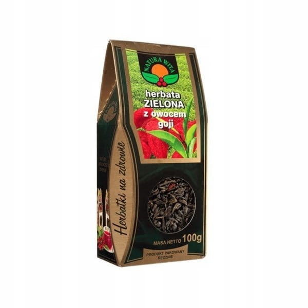 HERBATA ZIELONA Z OWOCEM GOJI 100G NATURA WITA