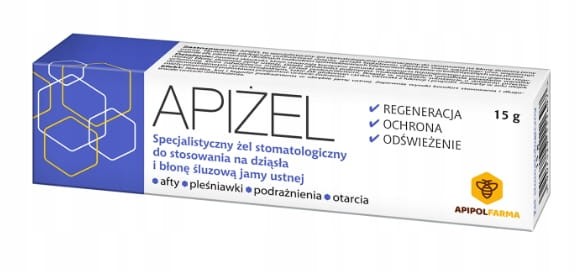 APIŻEL 15G ŻEL STOMATOLOGICZNY APIPOLFARMA