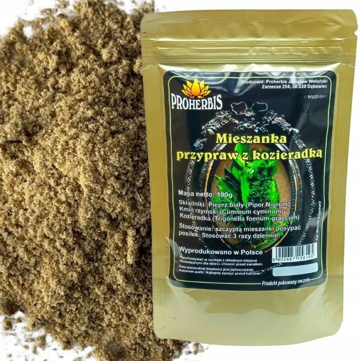 MIESZANKA PRZYPRAW Z KOZIERADKĄ 100G PROHERBIS