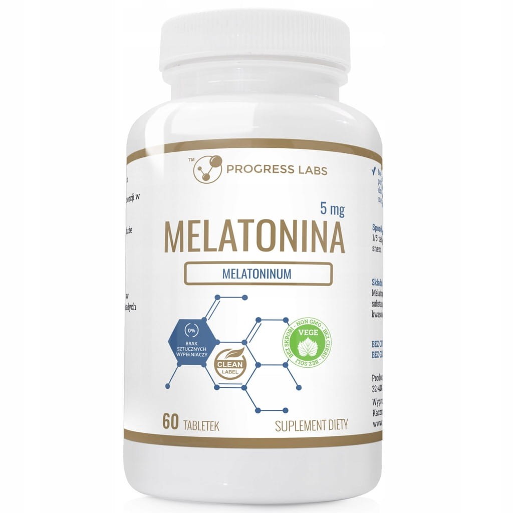 MELATONINA 5MG 60TABL PROGRESS LABS