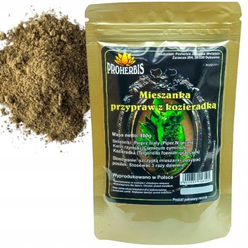MIESZANKA PRZYPRAW Z KOZIERADKĄ 100G PROHERBIS