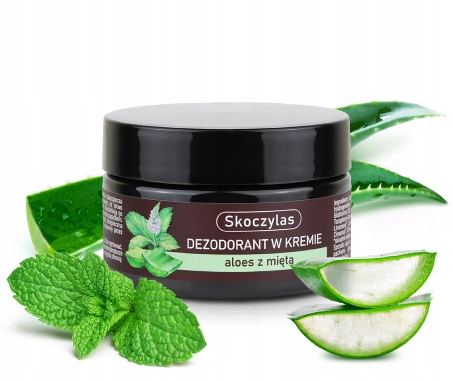 Dezodorant w kremie aloes z miętą 60ml SKOCZYLAS