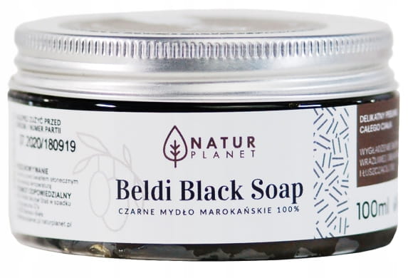 CZARNE MYDŁO MAROKAŃSKIE 100 G NATUR PLANET