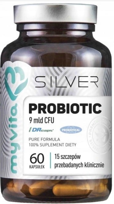 PROBIOTIC 9MLD CFU 60 KAPS SILVER MYVITA