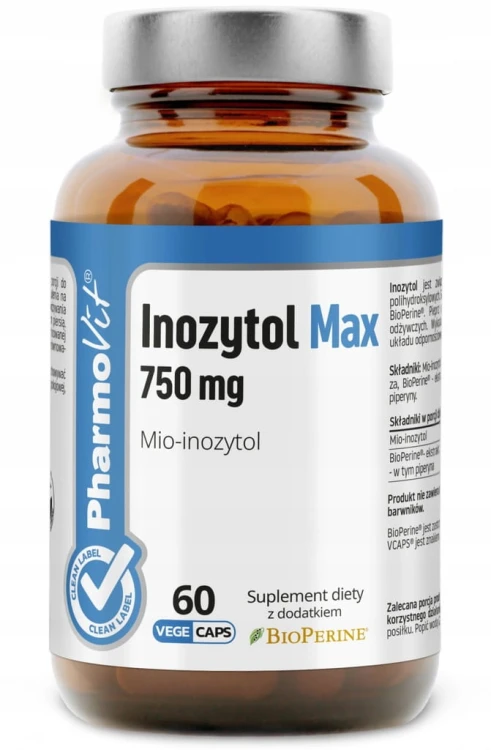 INOZYTOL MAX 750MG MIO-INOZYTOL 60 KAPS PHARMOVIT
