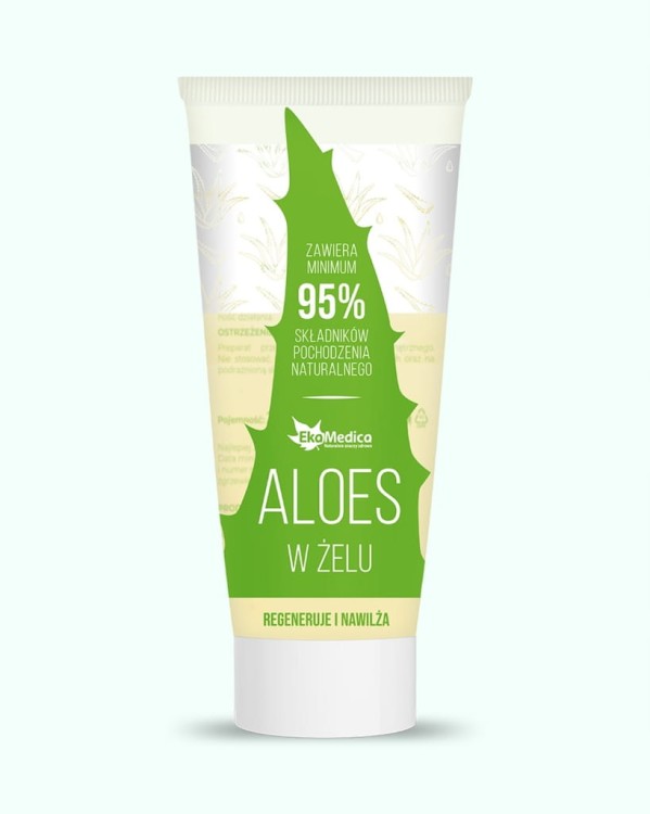 ALOES W ŻELU 200 ML EKAMEDICA ŻEL ŁAGODZĄCY DO SKÓRY