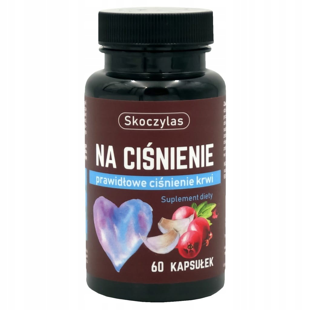 Skoczylas NA CIŚNIENIE potas ARONIA GŁÓG CZOSNEK l-leucyna 60kaps